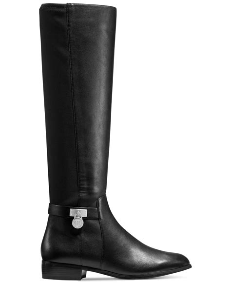 michael kors hamilton tall boot black|Michael kors hamilton boots + FREE SHIPPING .